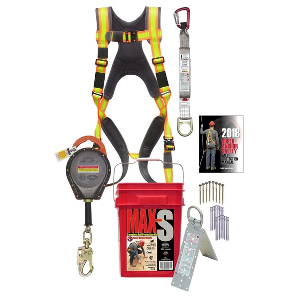 Super Anchor Safety MAX-S Bucket Kit: 30ft. SRL No. 2903-K 3205-30L